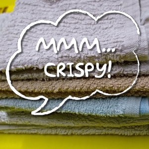 Crispy towel